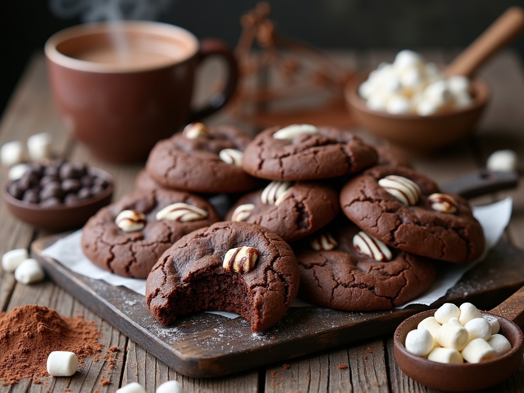 hot chocolate cookies
