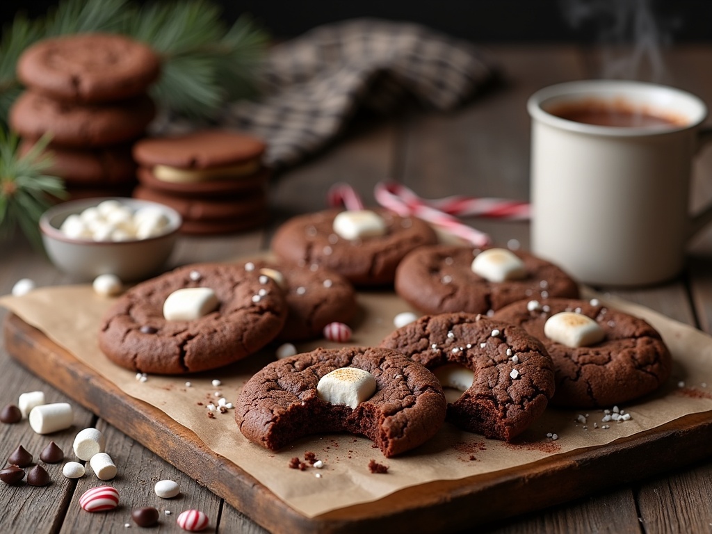 hot cocoa cookie