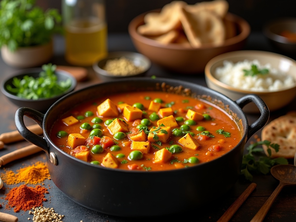 matar paneer recipe