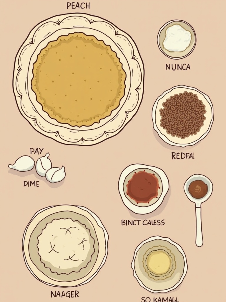 Peach Pie recipes Ingredients