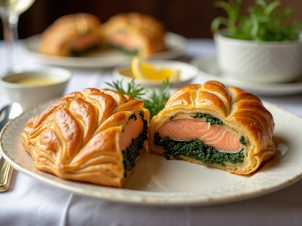 salmon en croute