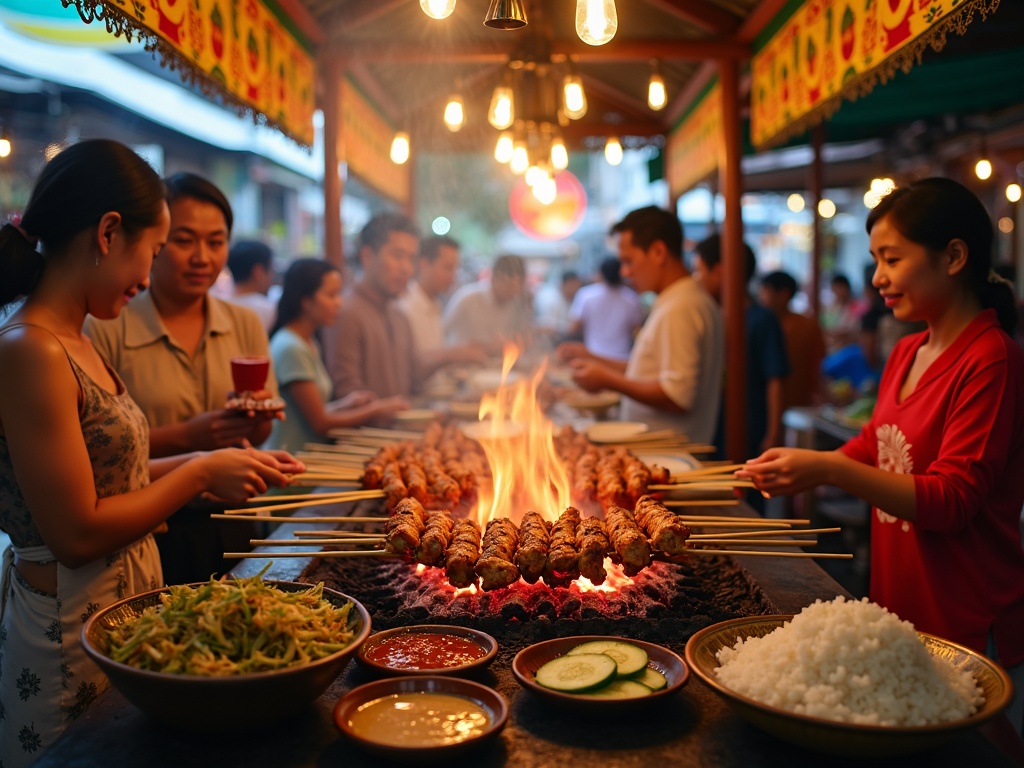 satay chicken