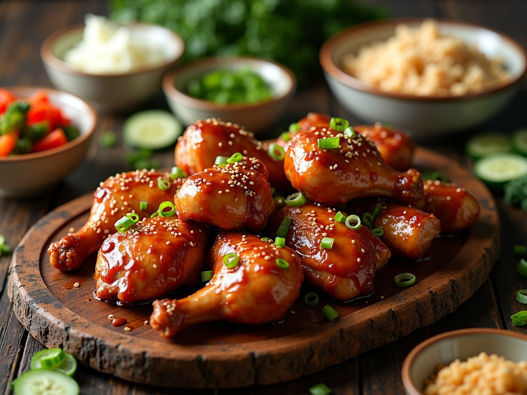 sticky chicken