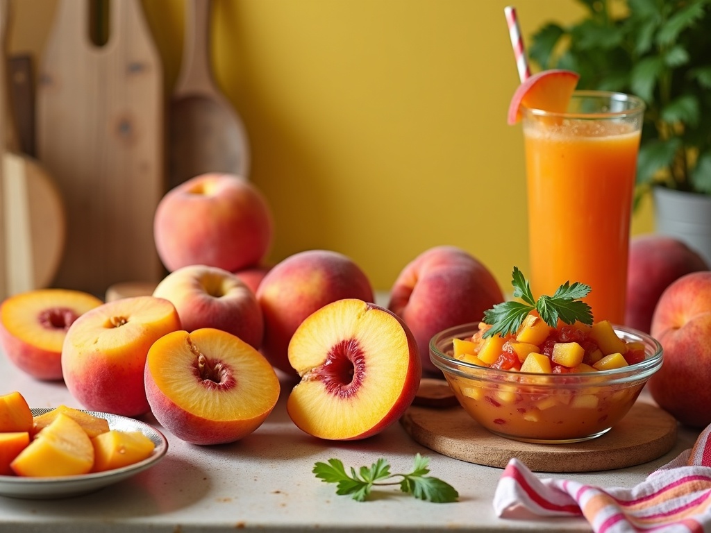 what to do with fresh peaches
