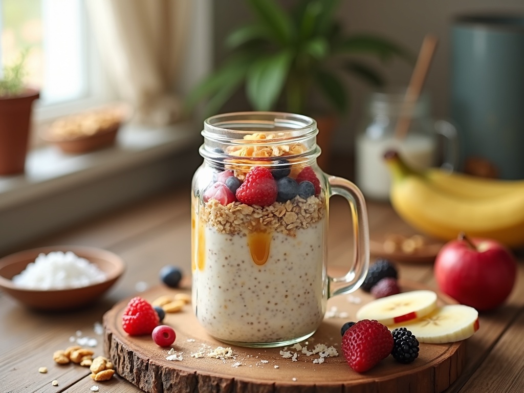 1RhbHIZaUbHBGZCJbo0PP Overnight Oats With Milk