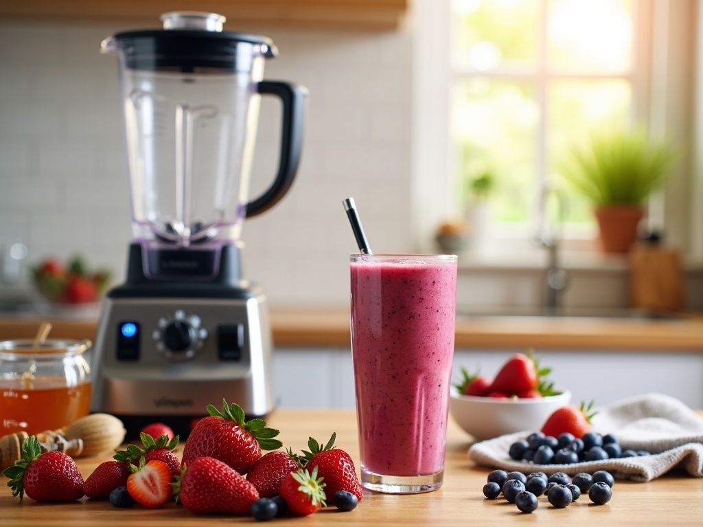 7UpoQq4fXO9S8QJKhZ5gQ Strawberry Blueberry Smoothie