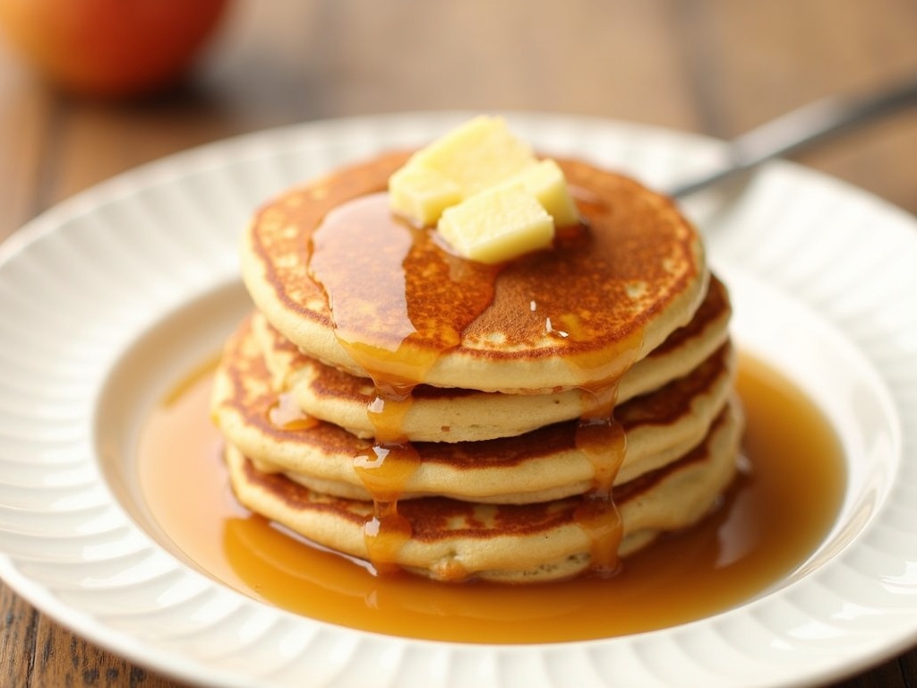 Apple Cider Pancakes final plate