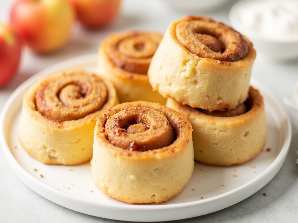 Apple Cinnamon Rolls final plate