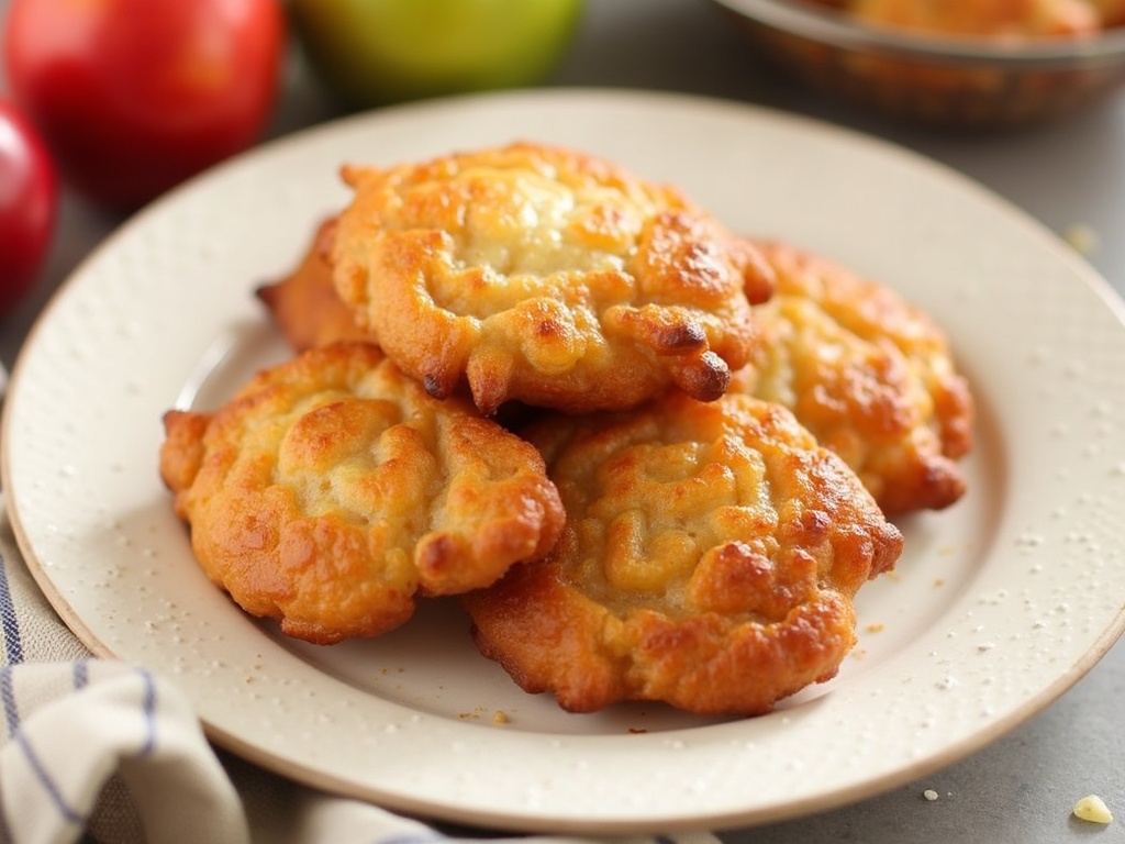 Apple Fritters final plate