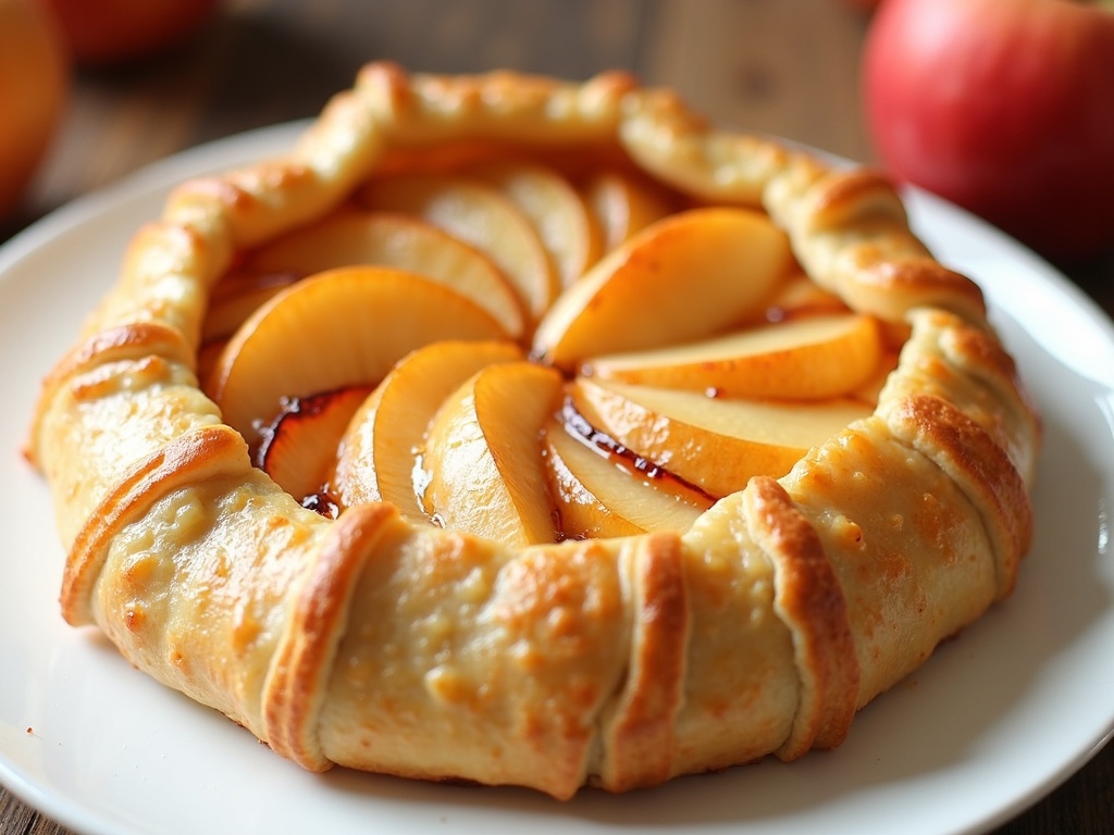 Apple Galette final plate