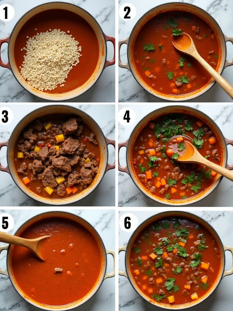 Beef Barley Soup Instructions