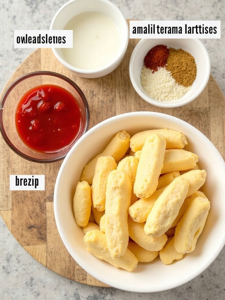 Bloody Finger Breadsticks Ingredients