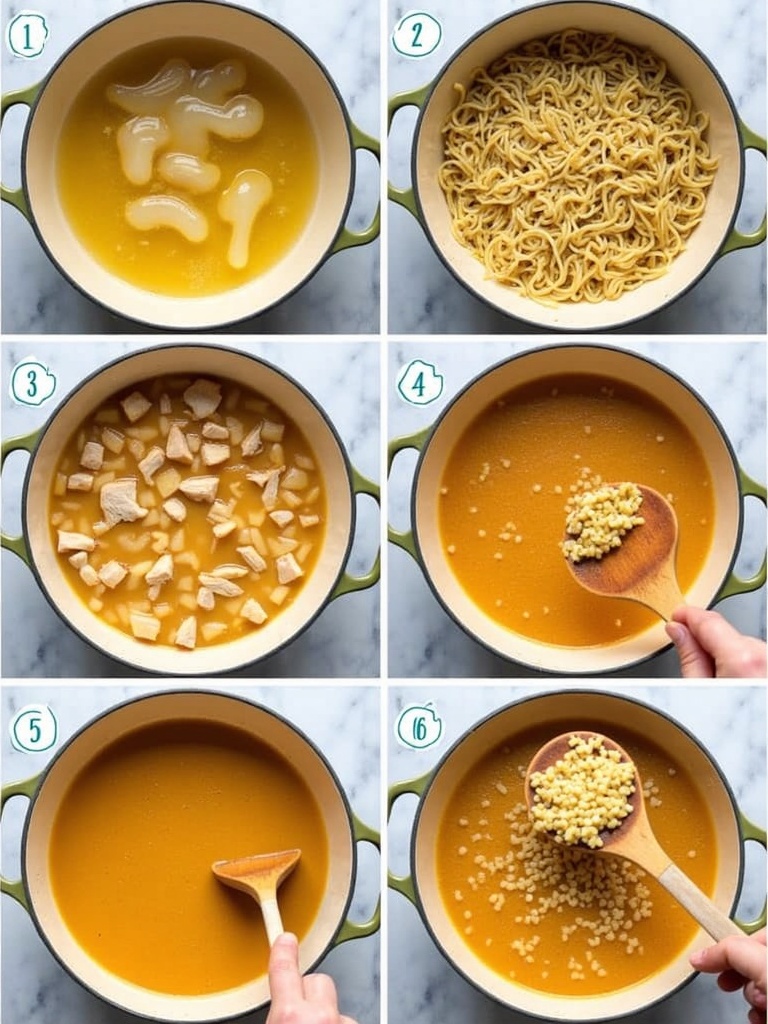 Classic Chicken Noodle Soup Instructions