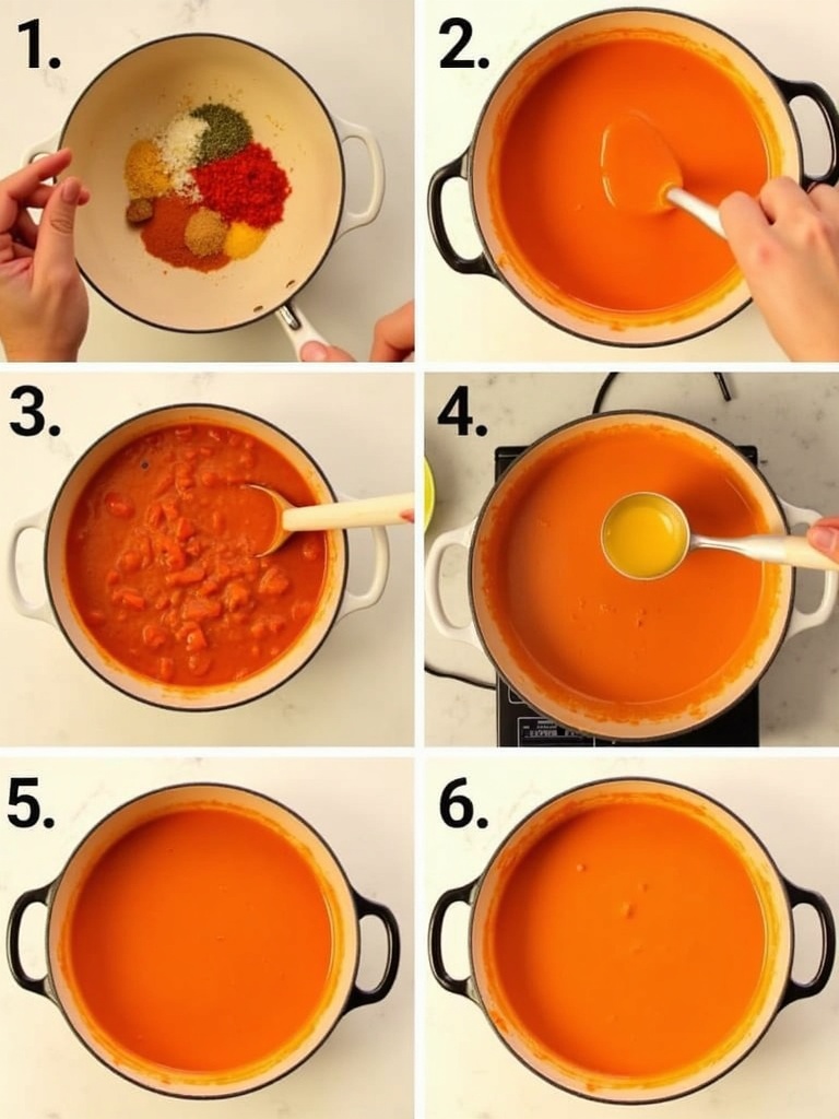 Creamy Tomato Basil Soup Instructions