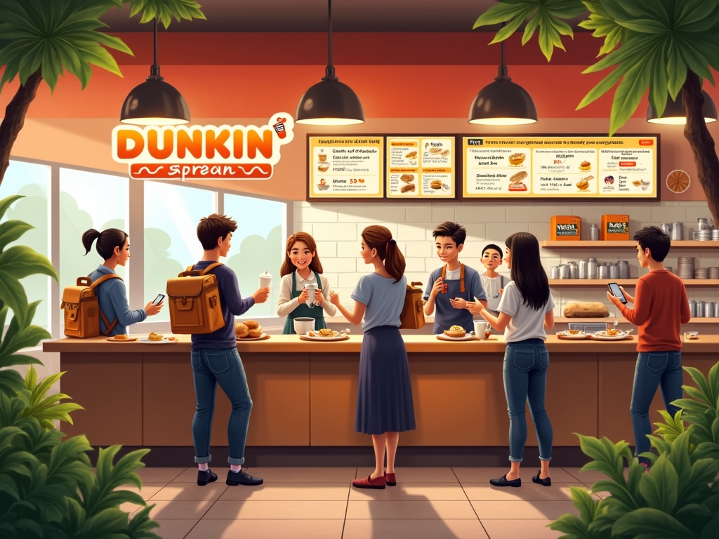 DXPJQ1 GIYlZ4Shul5Nk Dunkin Donuts Breakfast