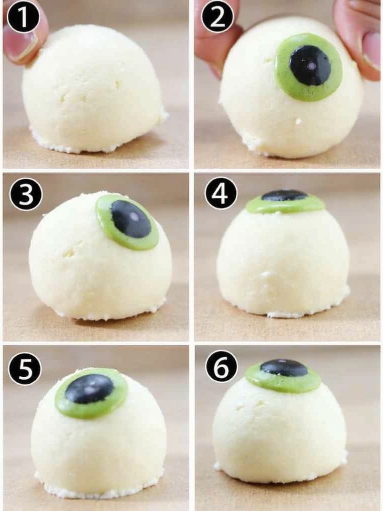 Eyeball Cake Pops Instructions