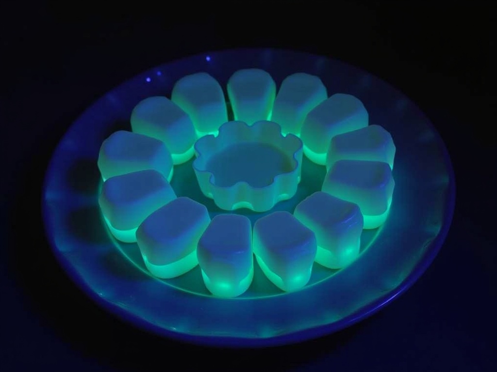 Glow-in-the-Dark Jello Cups final plate