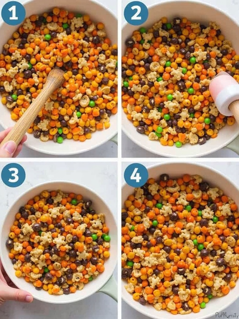 Halloween Trail Mix Instructions