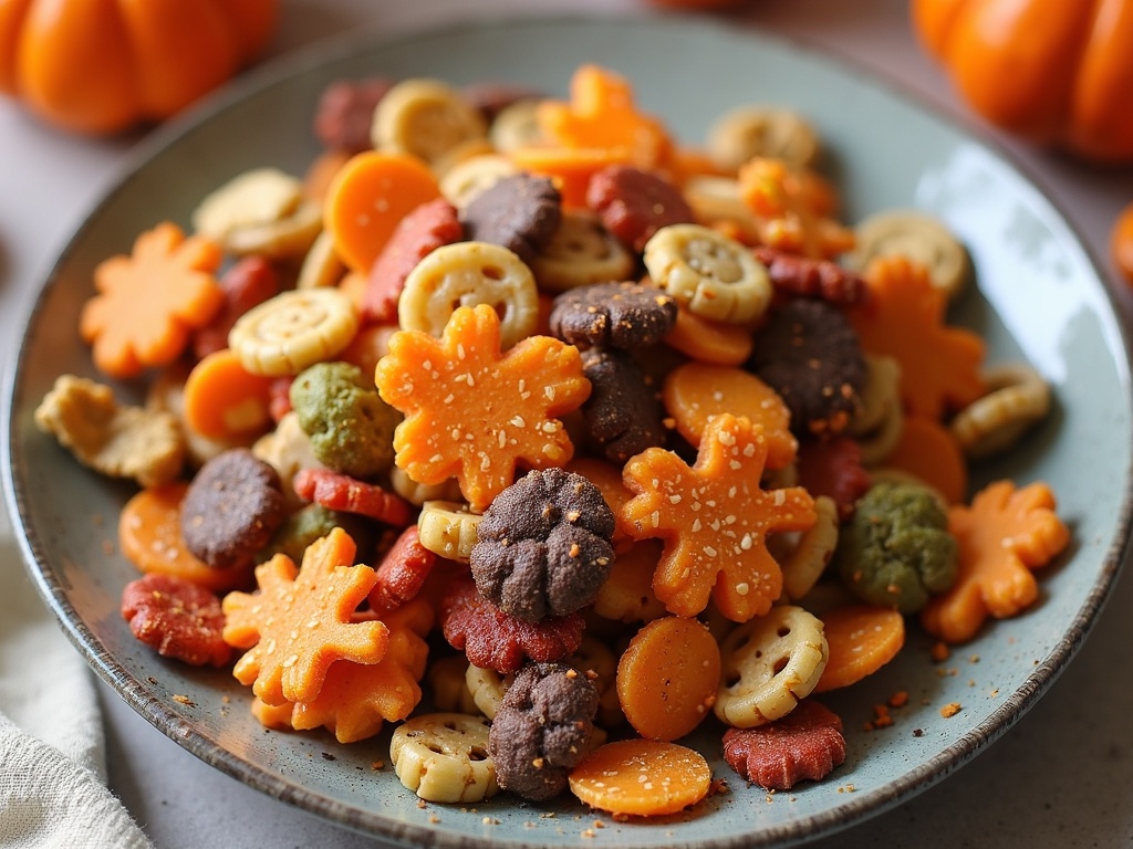 Halloween Trail Mix final plate