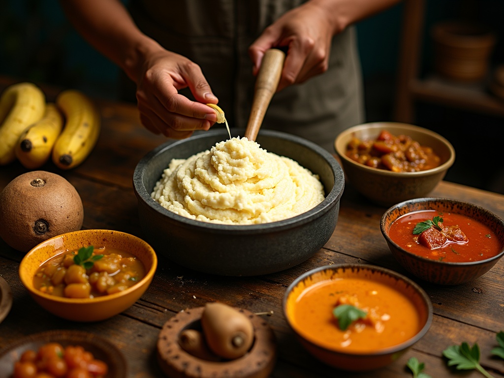 African Stew With Fufu
