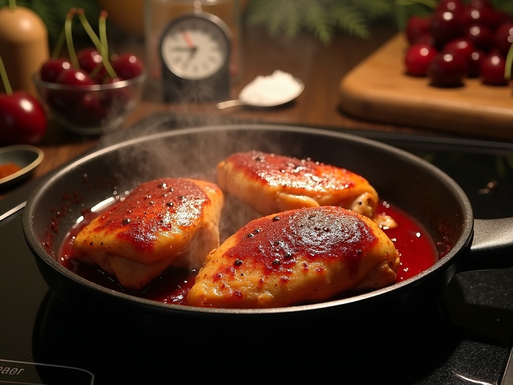 NiJtItokTQkgSlzAj7BV1 Sticky Cherry Chicken Thighs