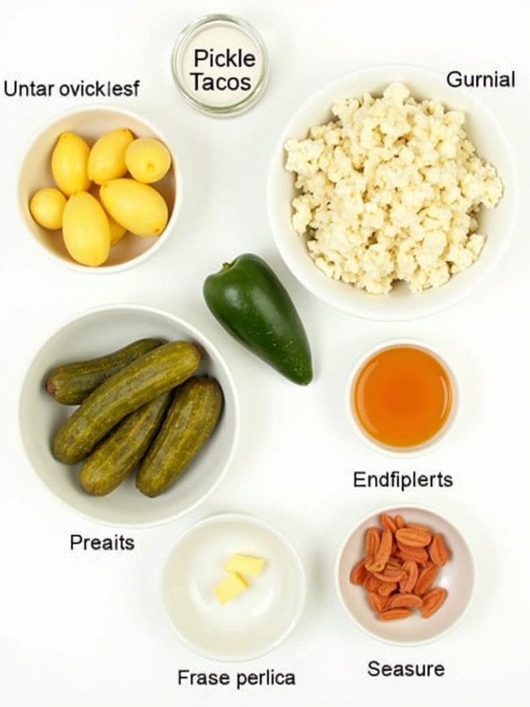 Pickle Tacos Ingredients