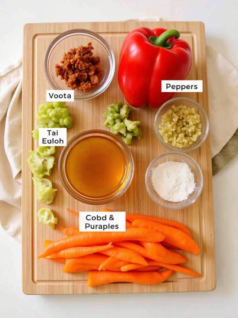 Roasted Red Pepper Soup Ingredients