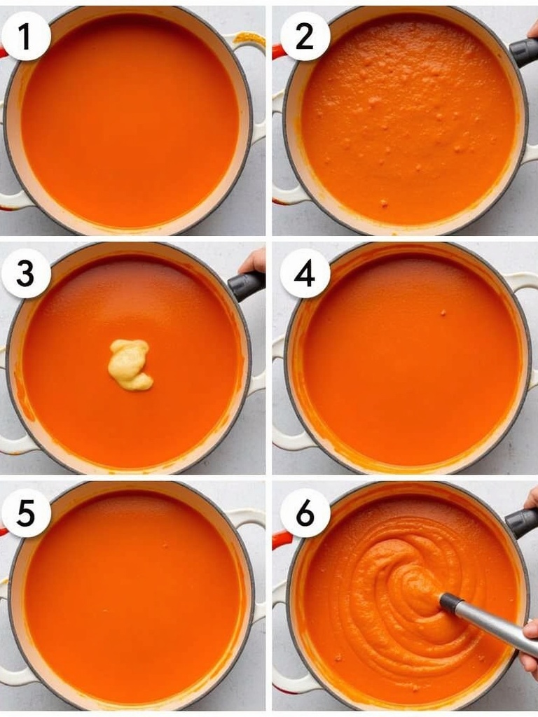 Roasted Red Pepper Soup Instructions