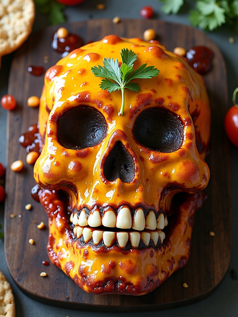 Skull Nachos Platter Instructions