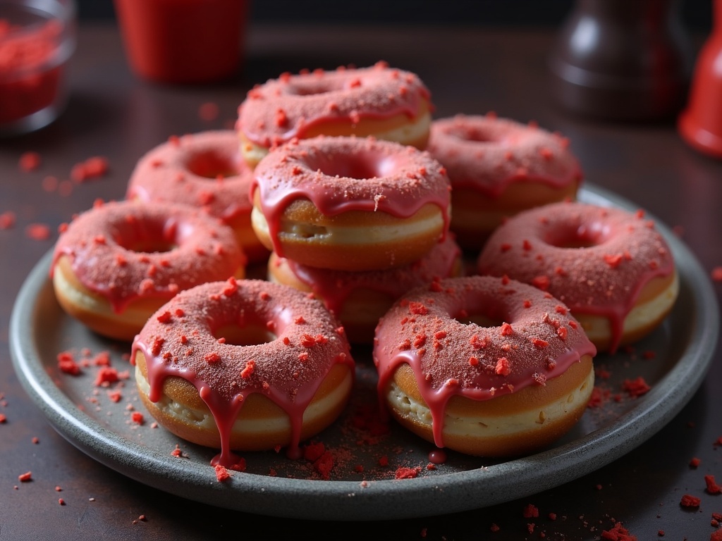 Vampire Donuts final plate