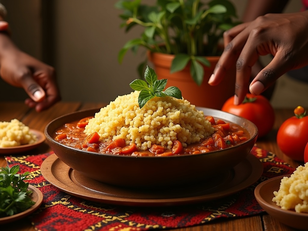 african stew with fufu