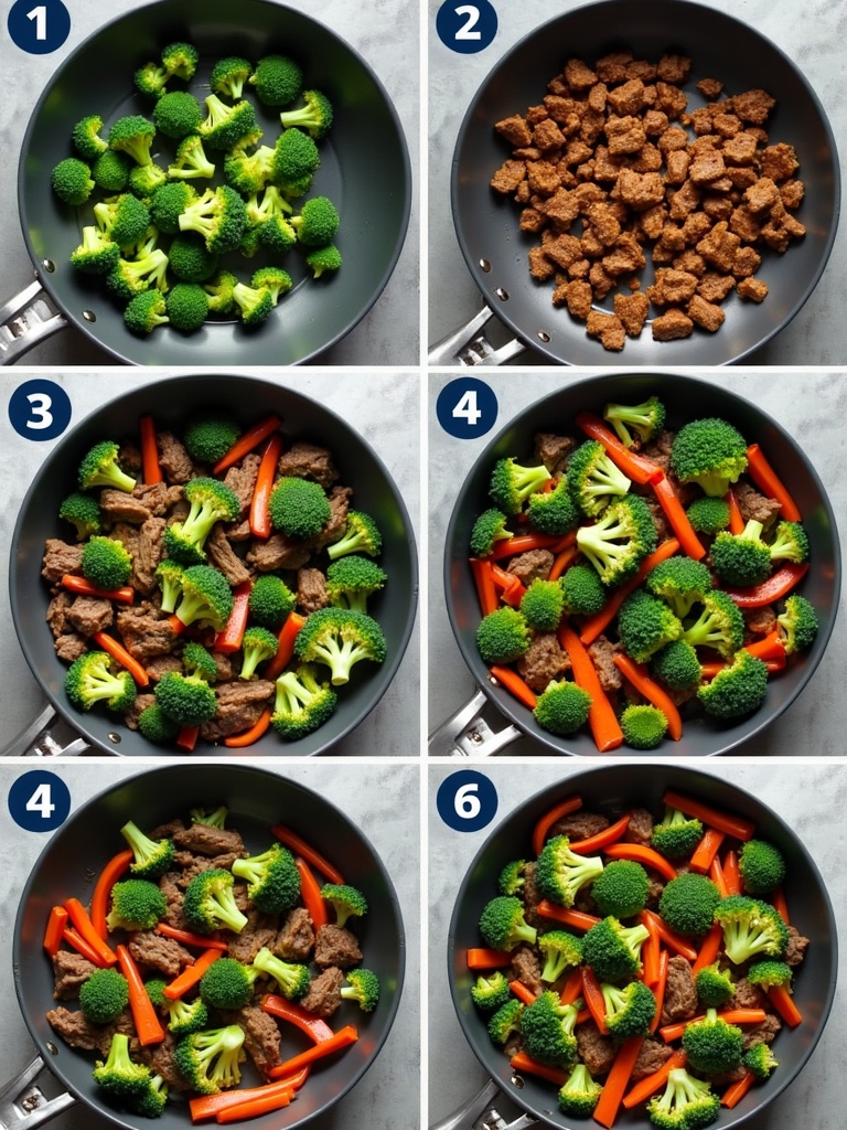 Beef and Broccoli Stir Fry Instructions