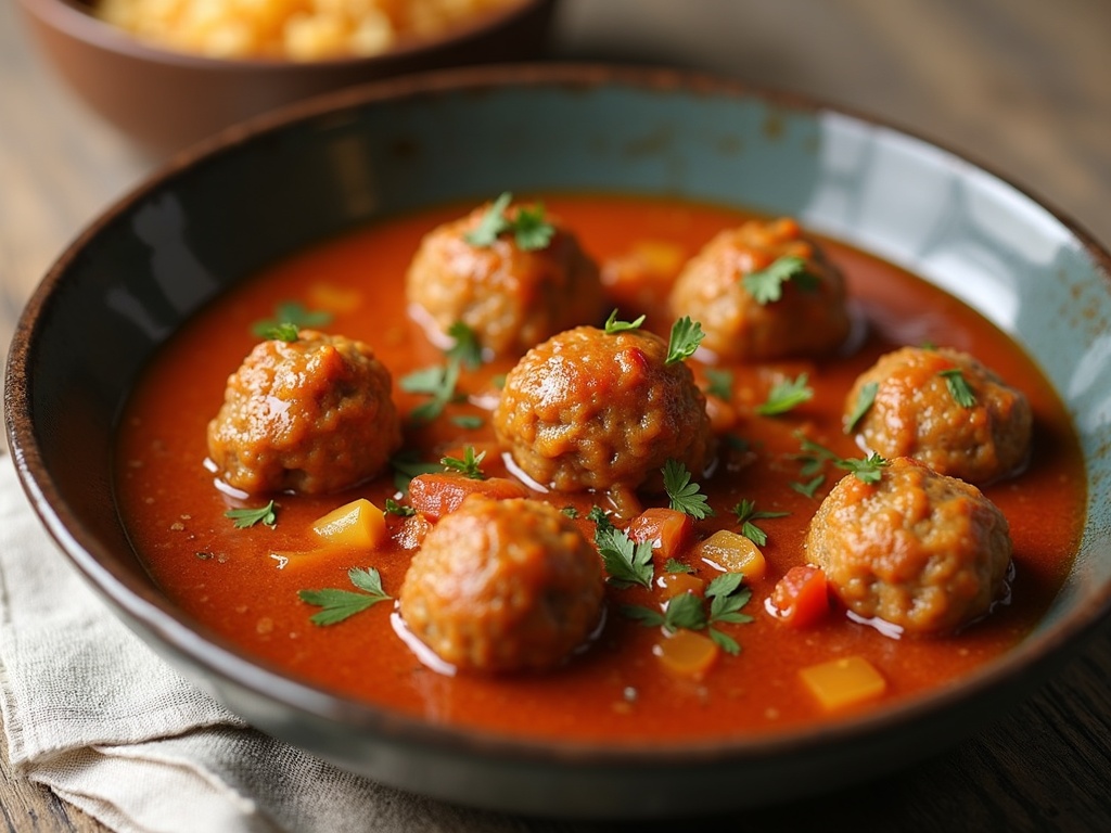 Cajun Ninja Meatball Stew