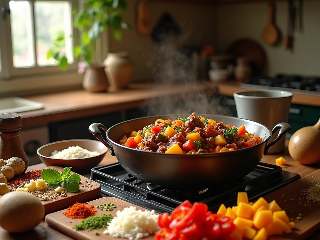 d 6A 7kJ4bl7A WGW5qe9 African Stew With Fufu