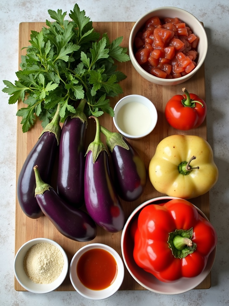 Eggplant Stew ingredients