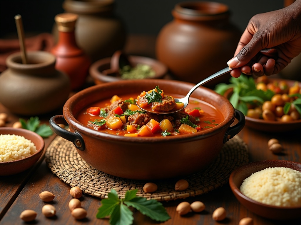 African Stew With Fufu