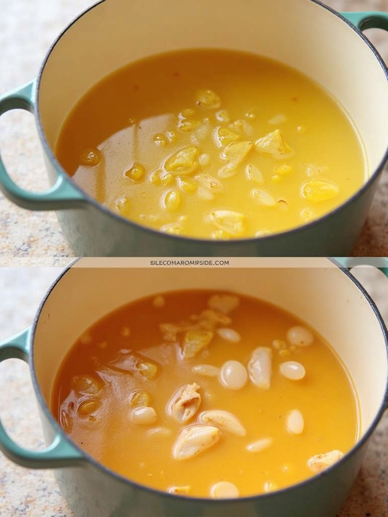 Step-by-step homemade chicken broth