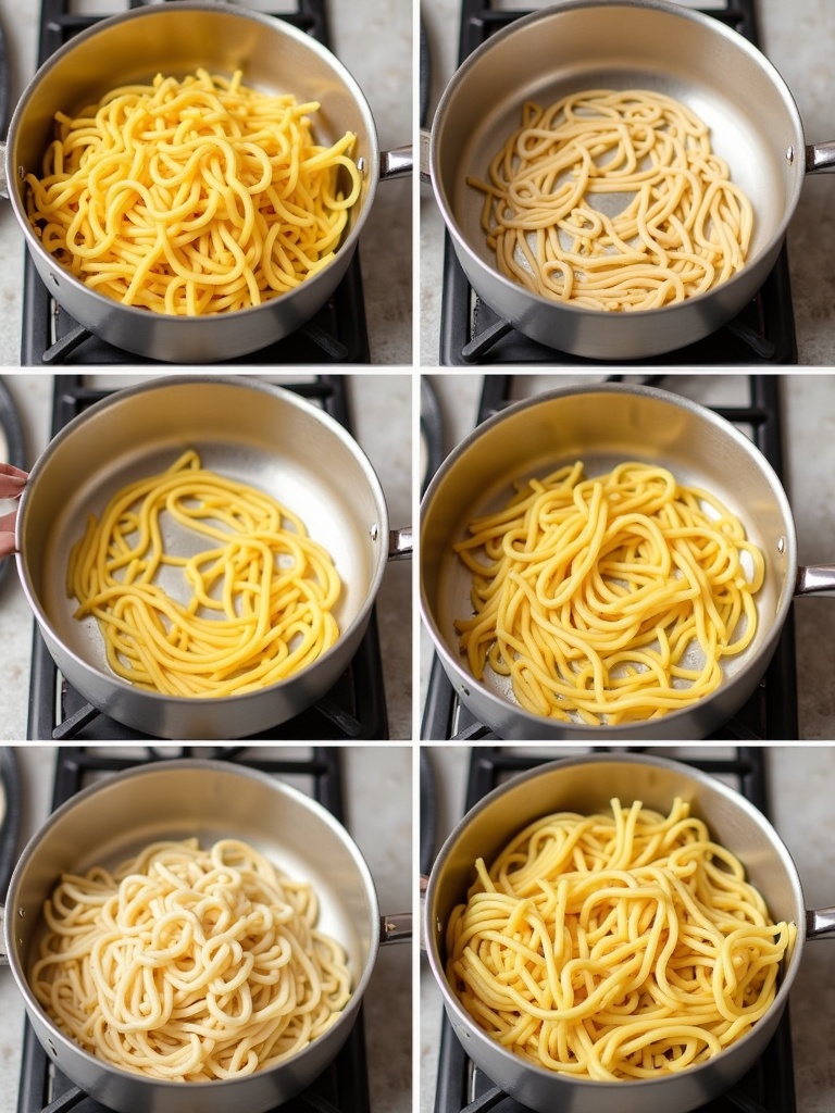 Instructions for homemade noodles