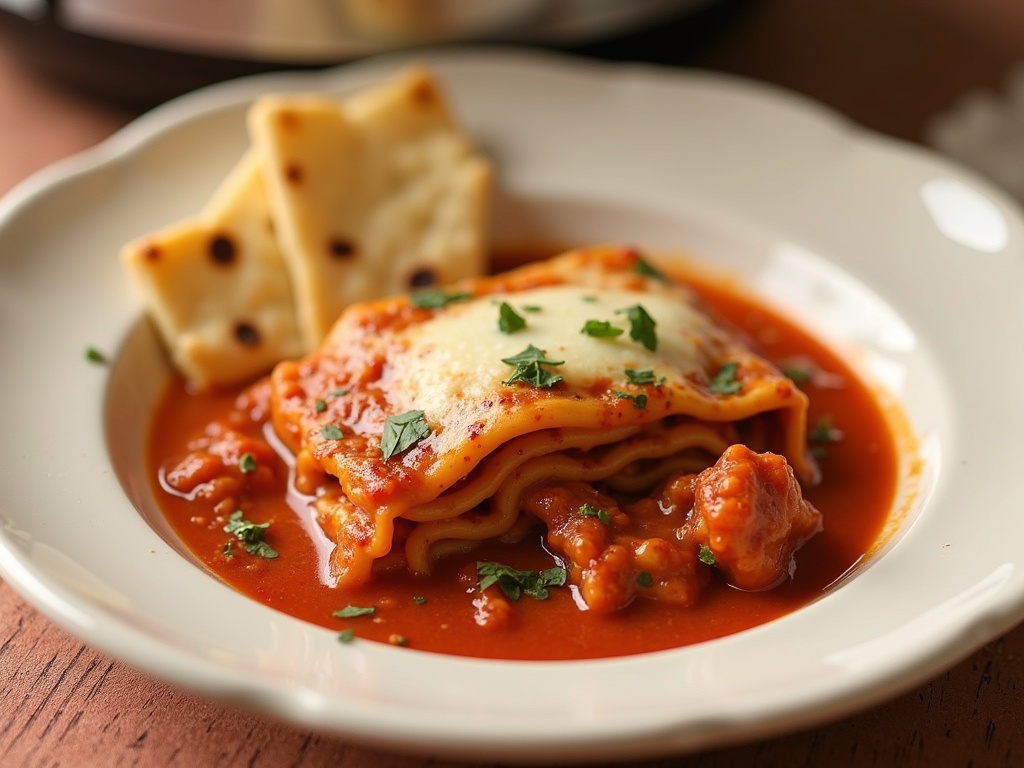 Lasagna soup crock pot final presentation