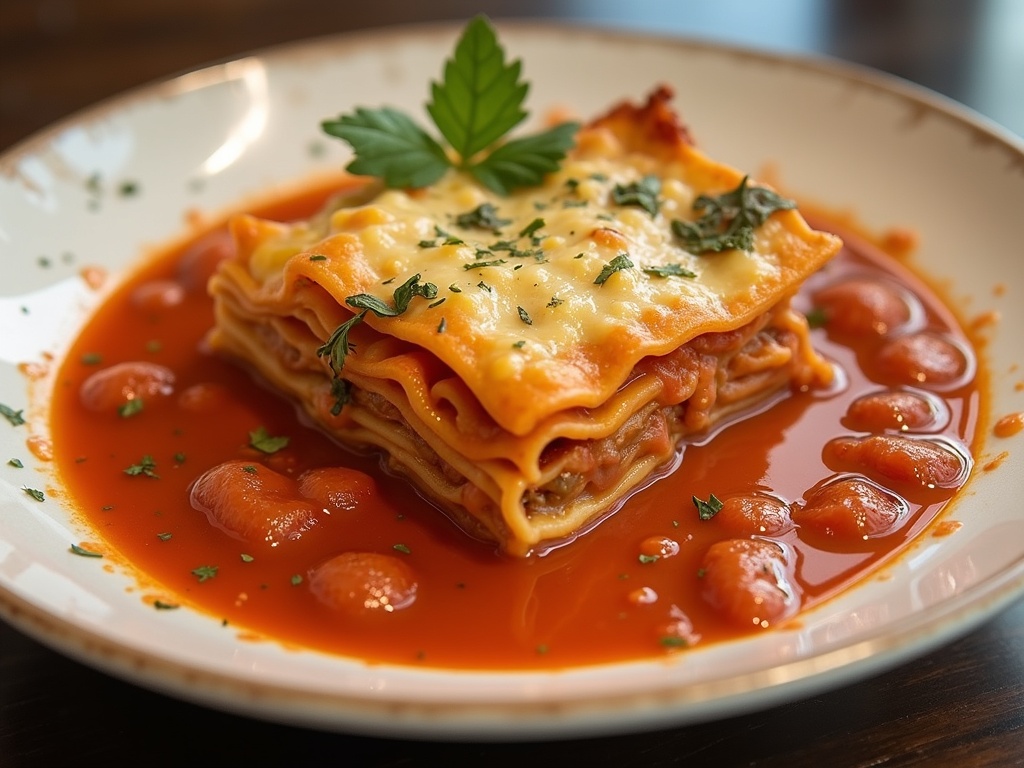 Finished Lasagna Soup