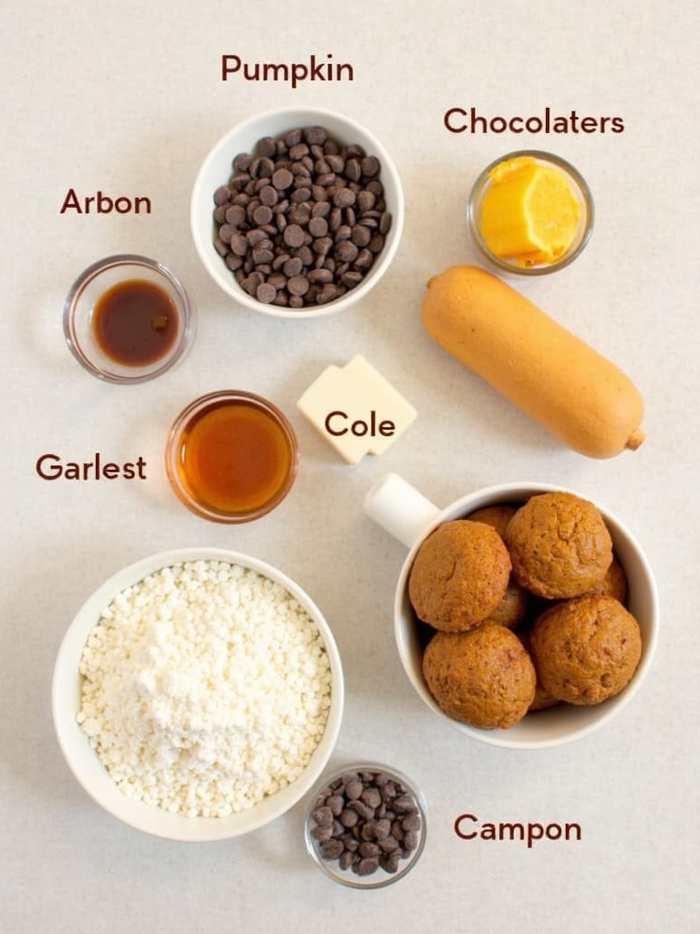 Pumpkin Chocolate Chip Muffins Ingredients