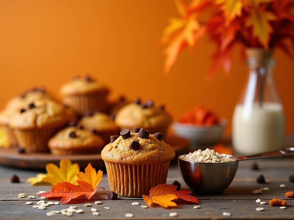 pumpkin protein muffins