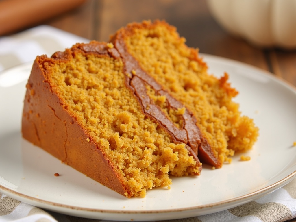 pumpkin spice cake final plate Irresistibly Moist Pumpkin Spice Cake Recipe