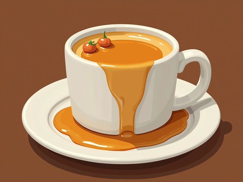 Pumpkin Syrup for Coffee Final Plate