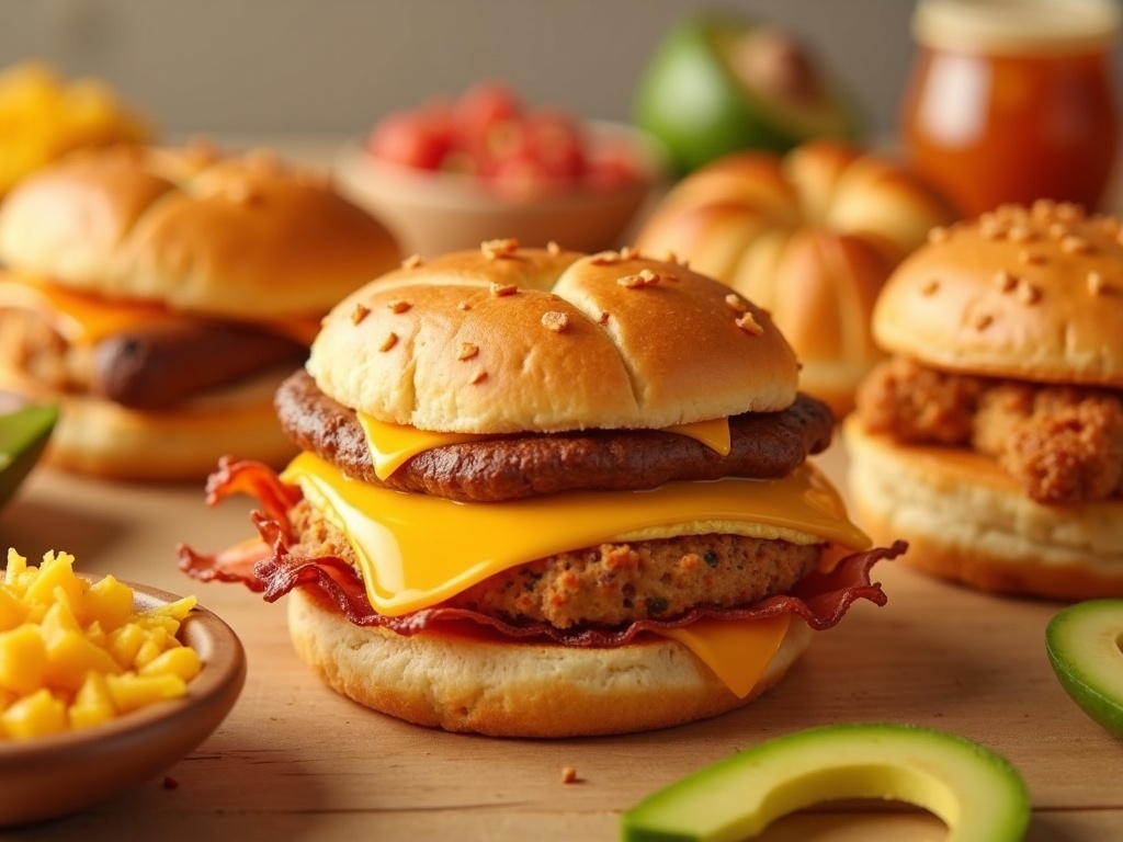 wendy's breakfast sandwiches